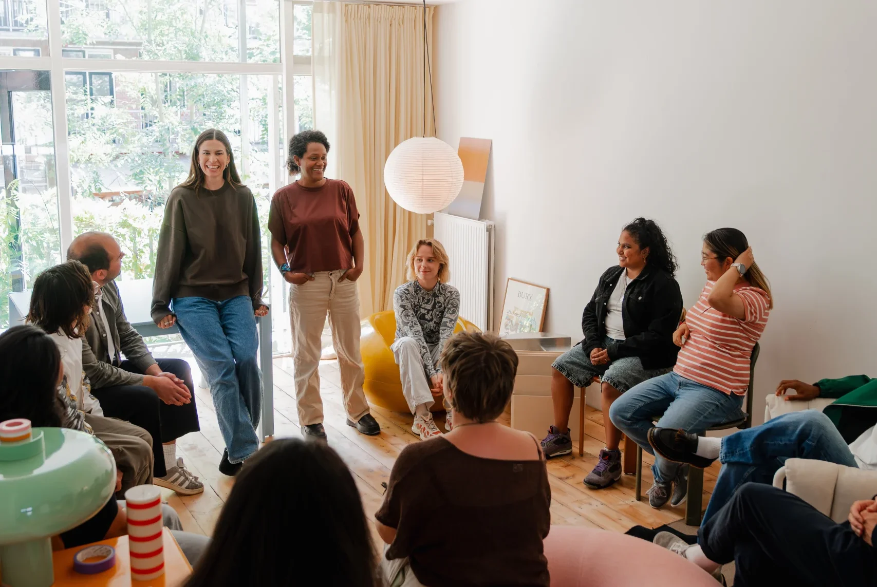 Groep tijdens het Brain Boost Programma