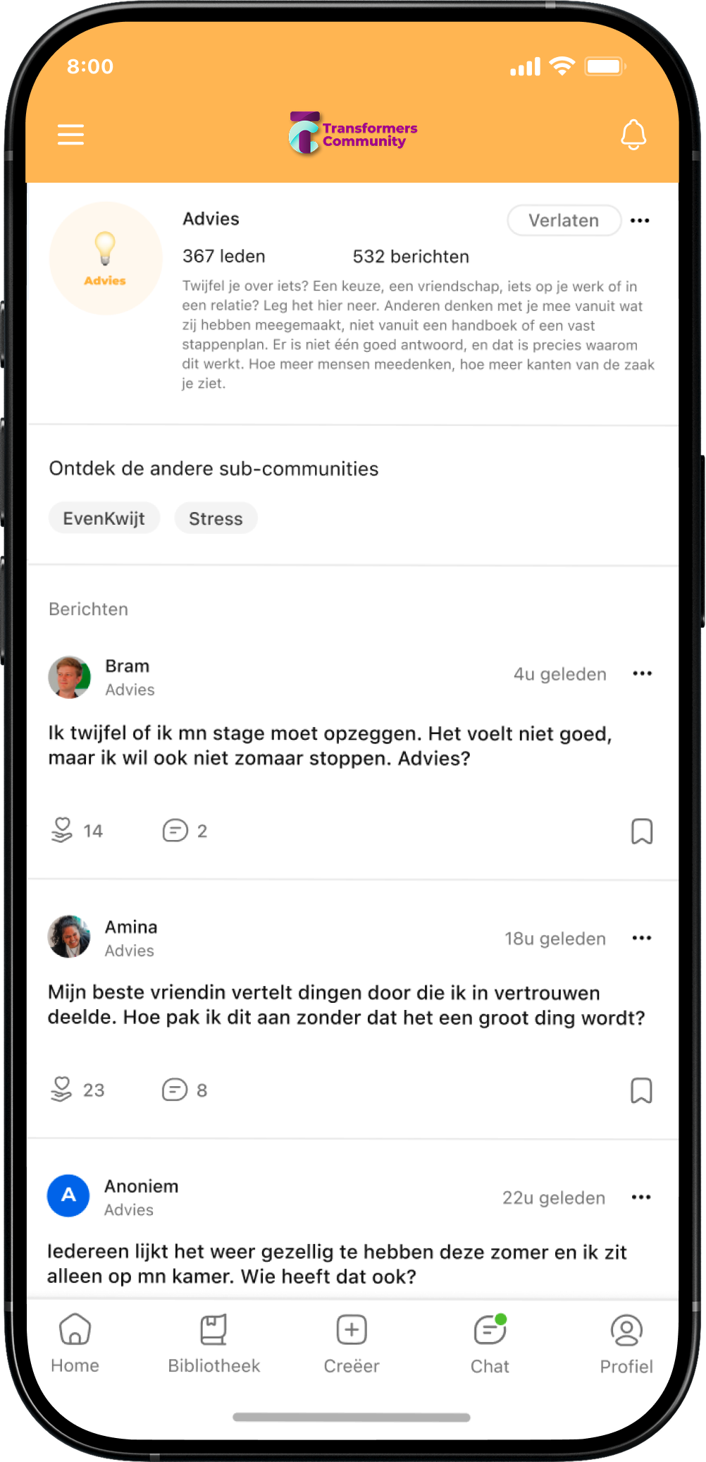Praktische tools in community